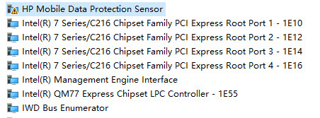 HP Mobile Data Protection Sensor Driver